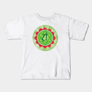 Anahata, Heart chakra Kids T-Shirt